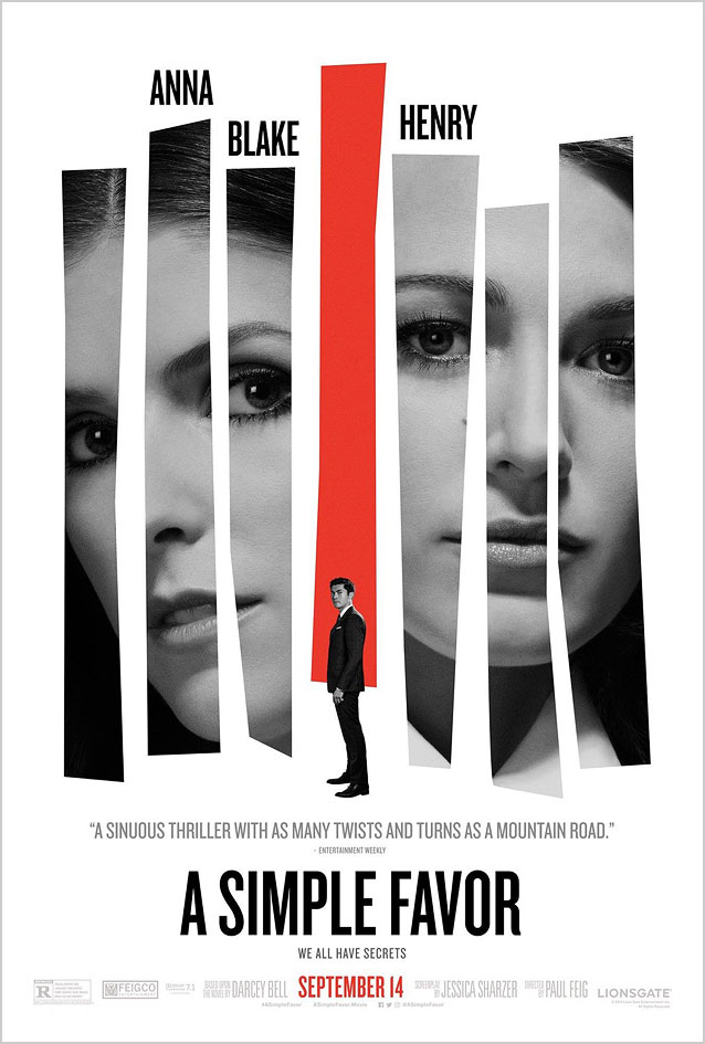 LA’s Blue Note-inspired one-sheet for A Simple Favor
