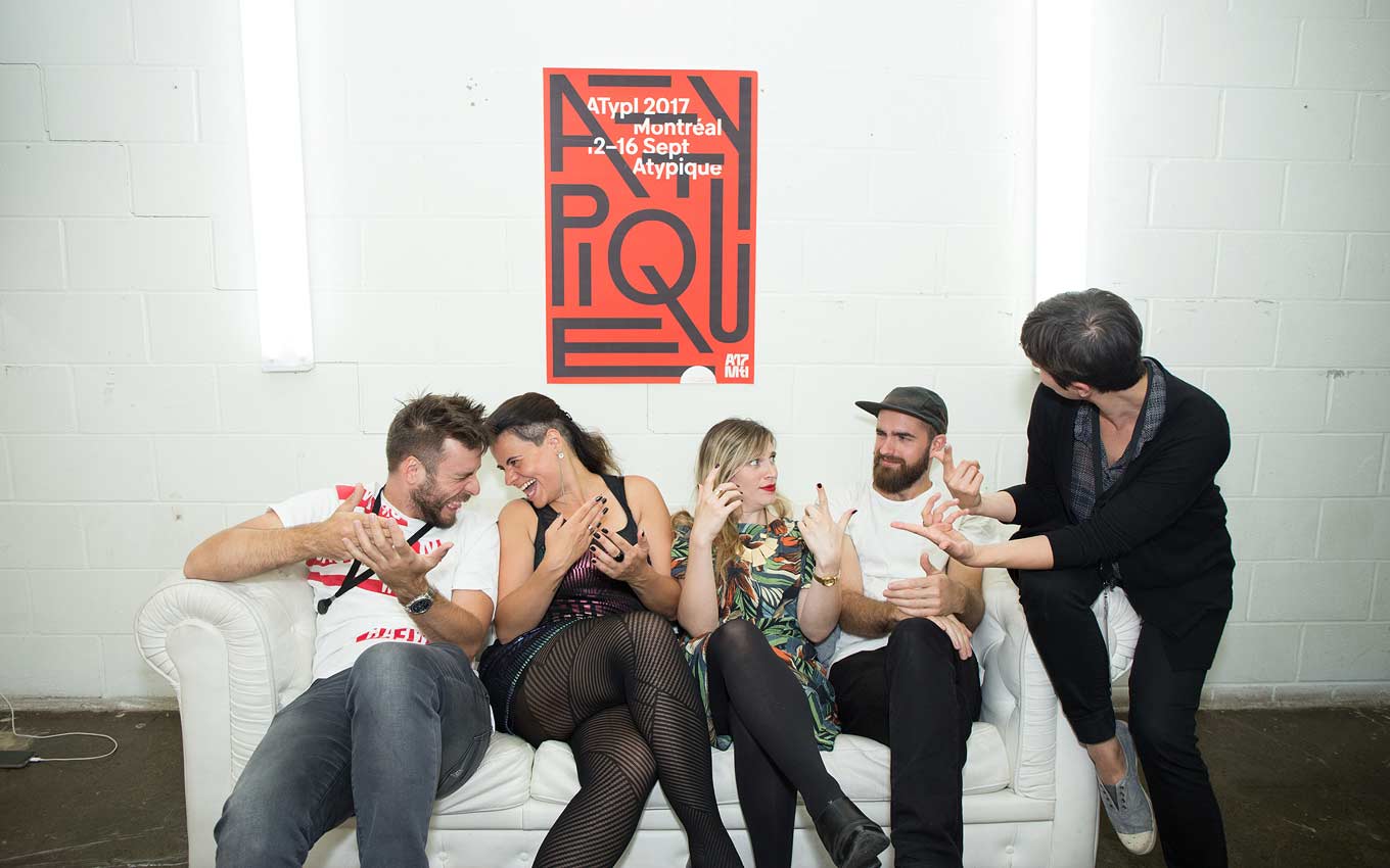 Borys Kosmynka, Marina Chaccur, Liron Lavi Turkenich, Alexandre Saumier Demers, and Shani Avni at Atypique After Dark.