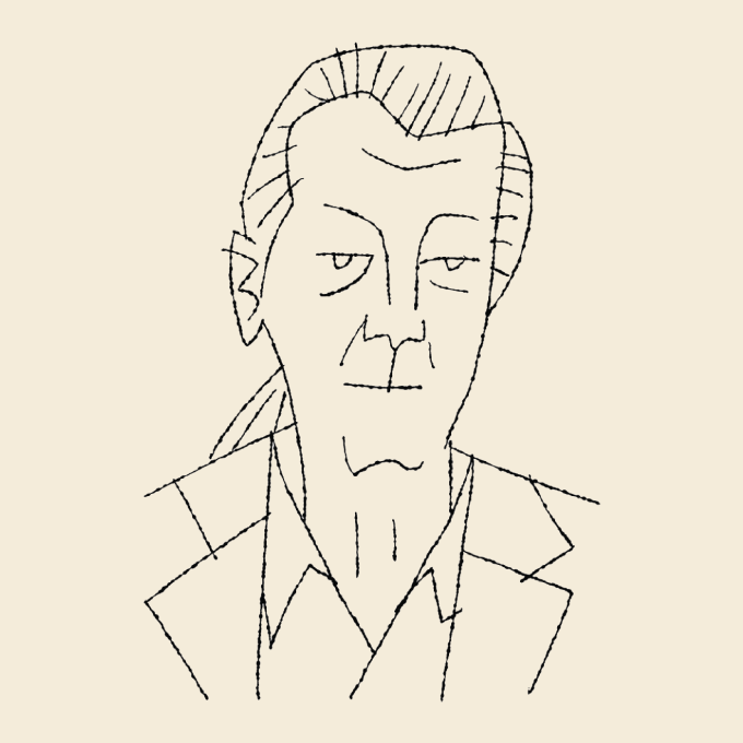 Portrait of Matthew Carter drawn by Cyrus Highsmith