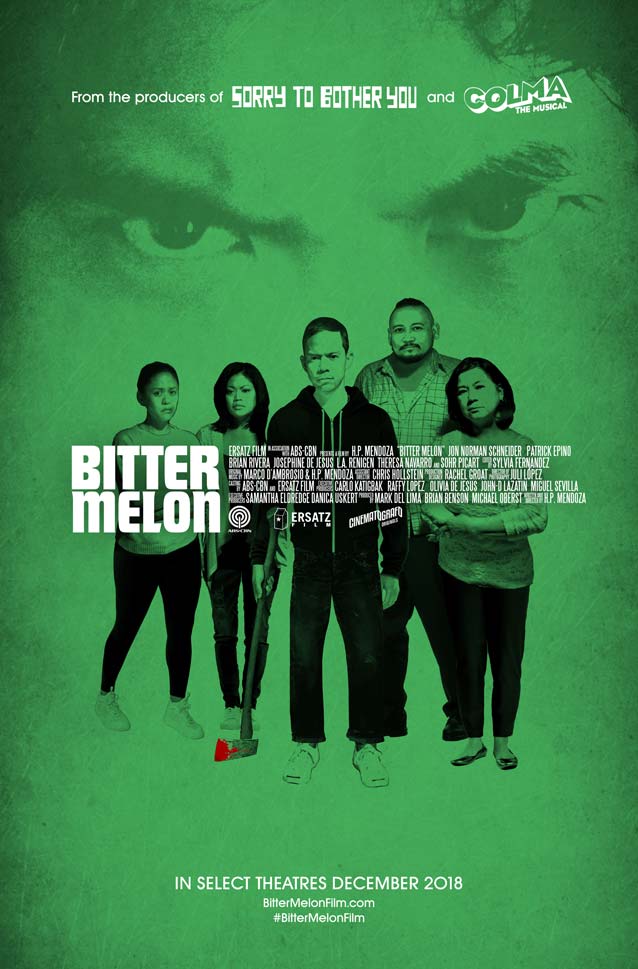 H.P. Mendoza’s theatrical one-sheet for Bitter Melon
