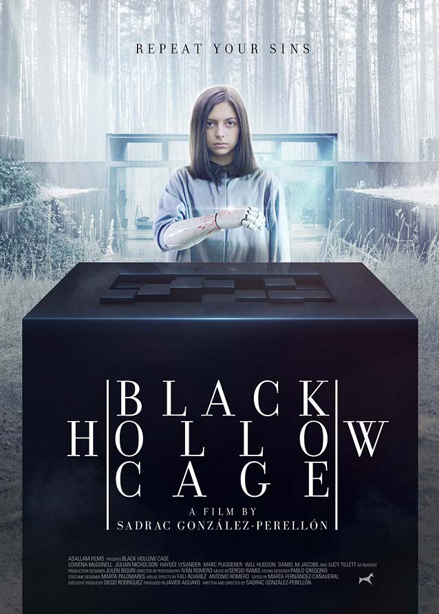 Daniel Fumero’s main theatrical poster for Black Hollow Cage