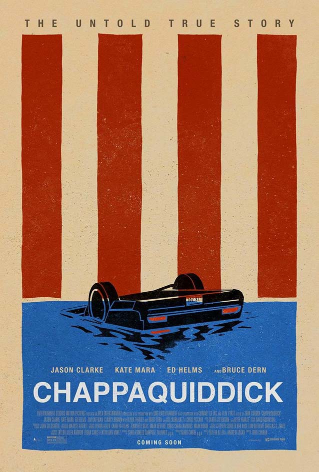 Bond’s minimal poster for Chappaquiddick