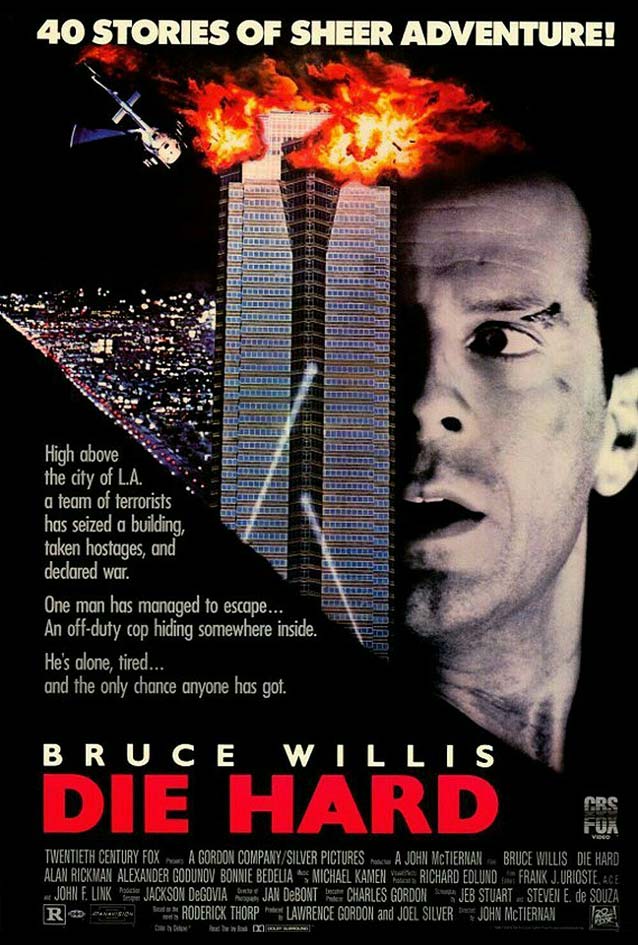 Theatrical one-sheet for Die Hard