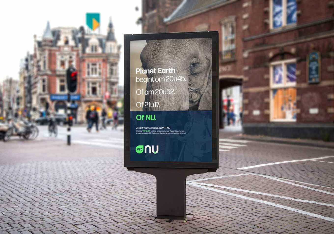 Forma DJR in use in environmental graphics for VRT.