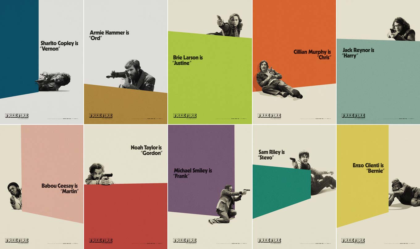 Poster series for Free Fire