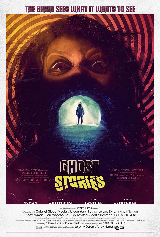 Main theatrical one-sheet for Ghost Stories
