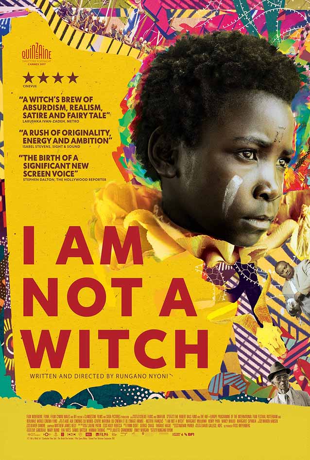 Andrew Bannister’s theatrical one-sheet for I Am Not a Witch