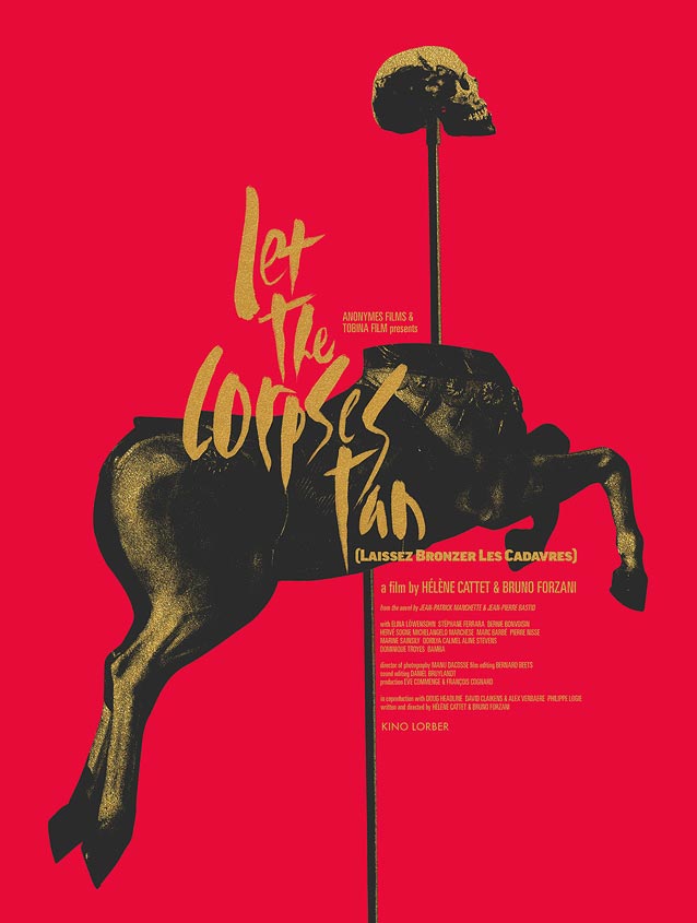 Jay Shaw’s international one-sheet for Laissez bronzer les cadavres (Let the Corpses Tan)
