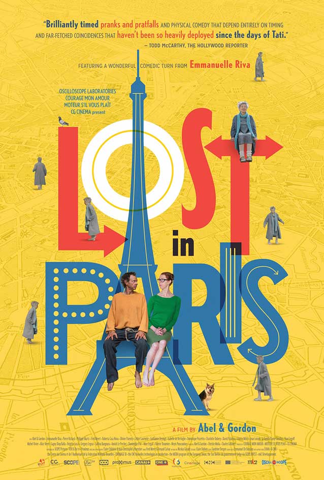 Poster for Paris pieds nus (Lost in Paris)