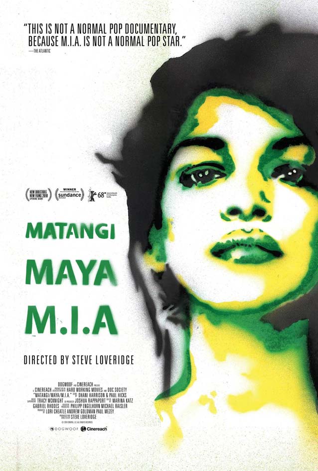 Theatrical one-sheet for Matangi/Maya/M.I.A.