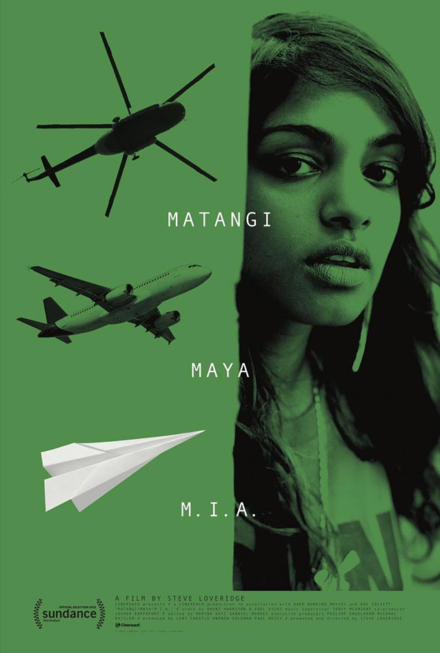 Theatrical one-sheet for Matangi/Maya/M.I.A.