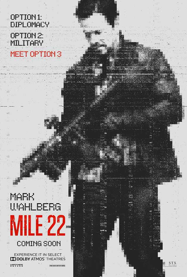 Theatrical one-sheet for Mile 22
