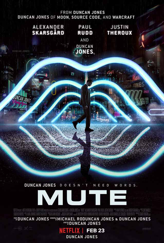 Main theatrical poster for Mute