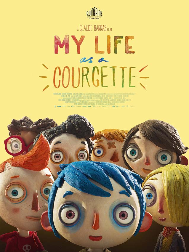 Film poster for My Life as a Courgette