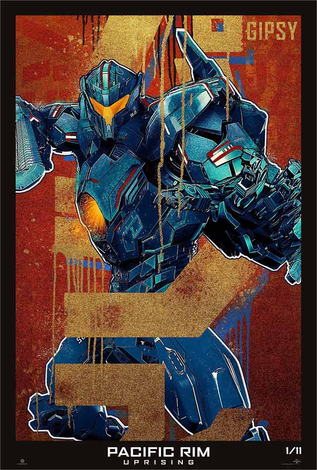 LA’s Gipsy Avenger character poster for Pacific Rim: Uprising