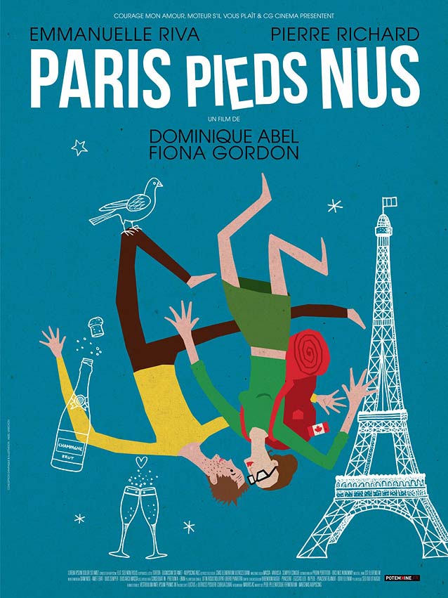 Poster for Paris pieds nus (Lost in Paris)