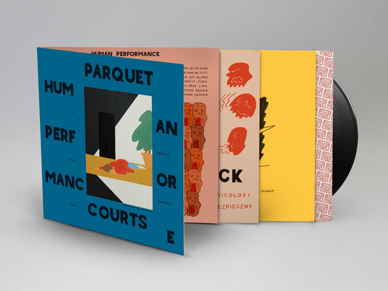 Parquet Courts Human Performance vinyl package
