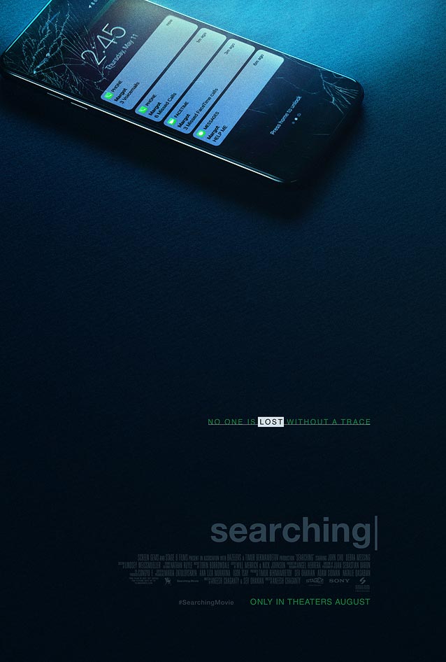 Art Machine’s theatrical one-sheet for Searching