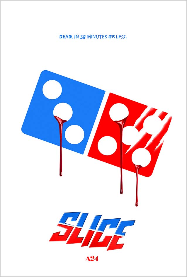 Bond’s Domino’s spoof poster for Slice