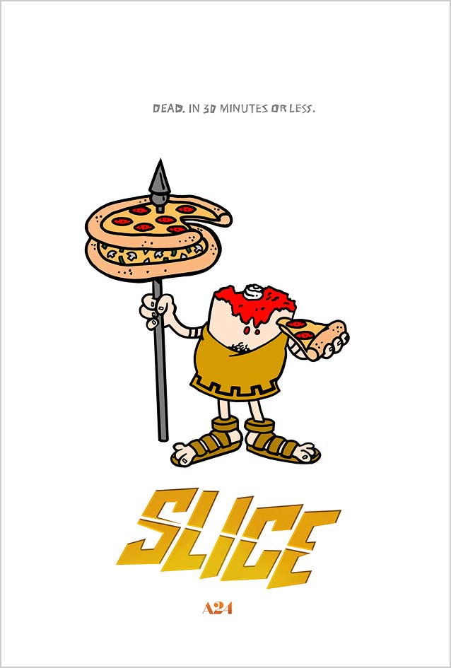 Bond’s Little Caesar’s Pizza spoof poster for Slice