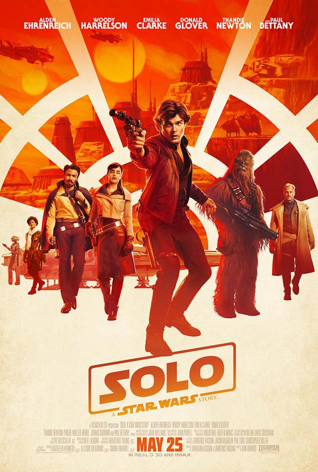BLT Communications’ theatrical one-sheet for Solo: A Star Wars Story