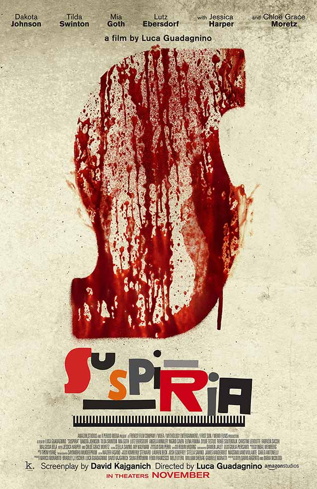 LA’s theatrical one-sheet for Suspiria
