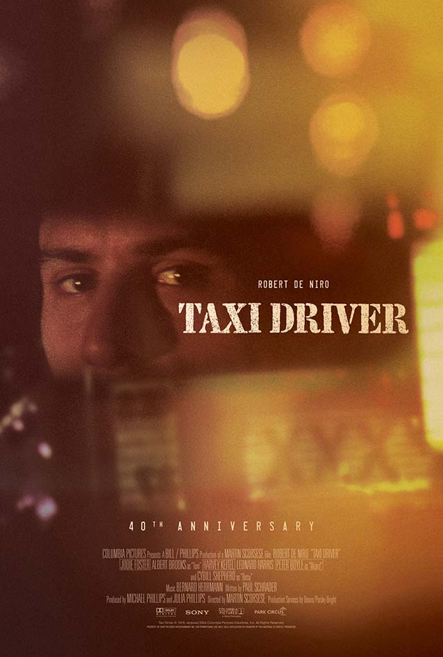 40th Anniversary poster for Taxi Driver
