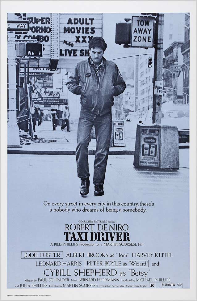 Original theatrical one-sheet for Taxi Driver