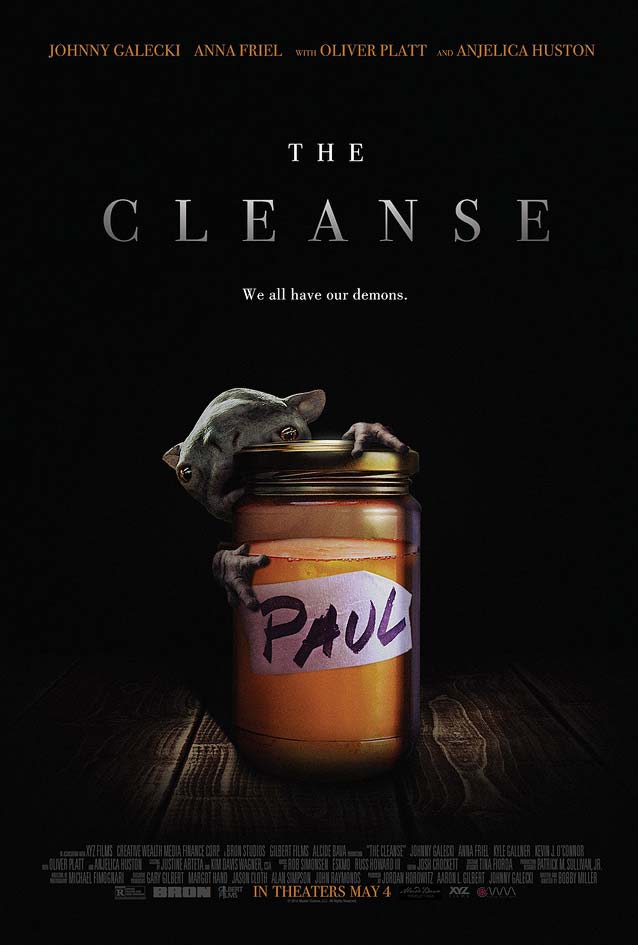 Kustom Creative’s theatrical one-sheet for The Cleanse