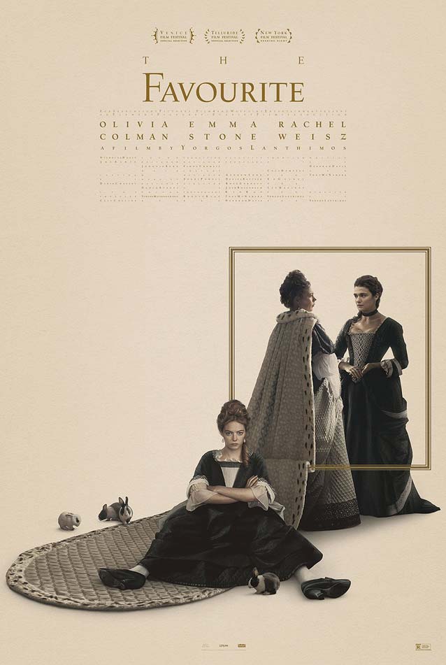 Midnight Oil’s theatrical one-sheet for The Favourite