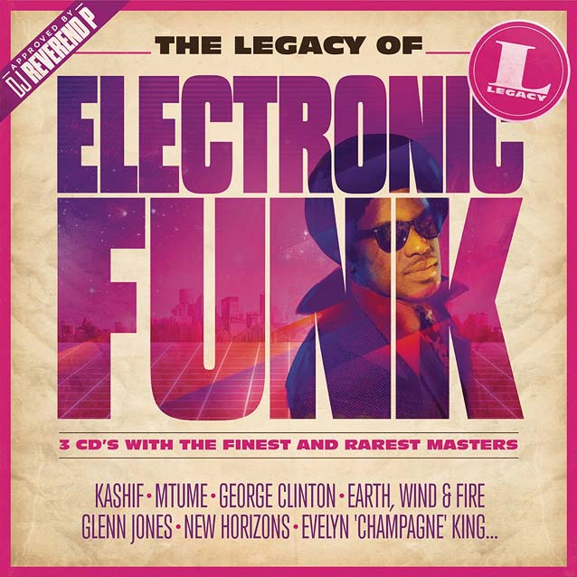 Hachim-Bahous’ album sleeve artwork for Sony Music’s The Legacy of Electronic Funk