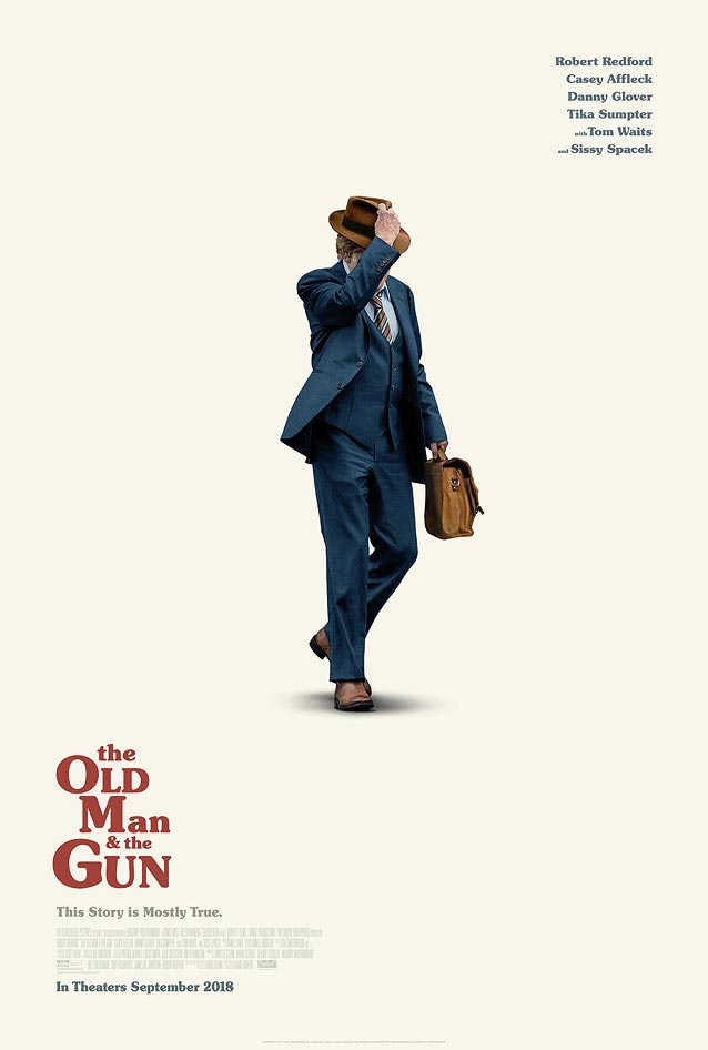 Theatrical one-sheet for The Old Man and the Gun