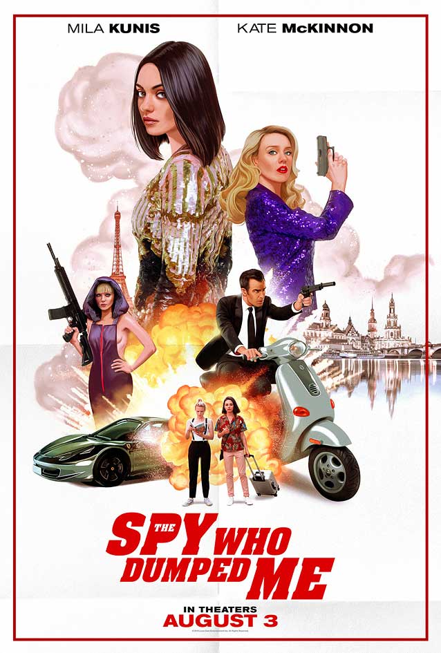 Allison Reimold’s alternate poster for The Spy Who Dumped Me