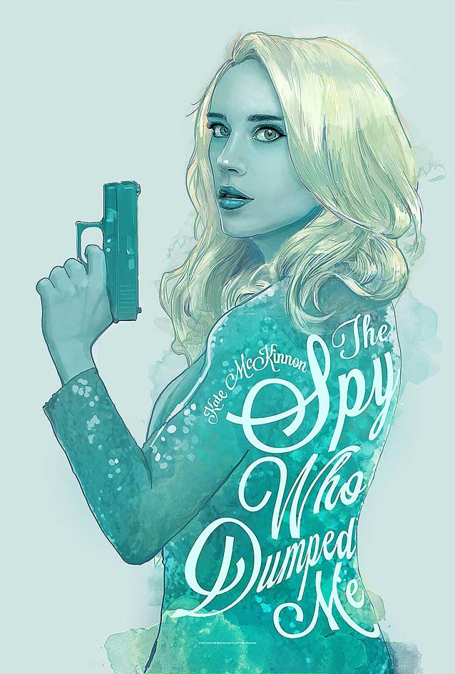 June Bhongjan’s alternate poster for The Spy Who Dumped Me