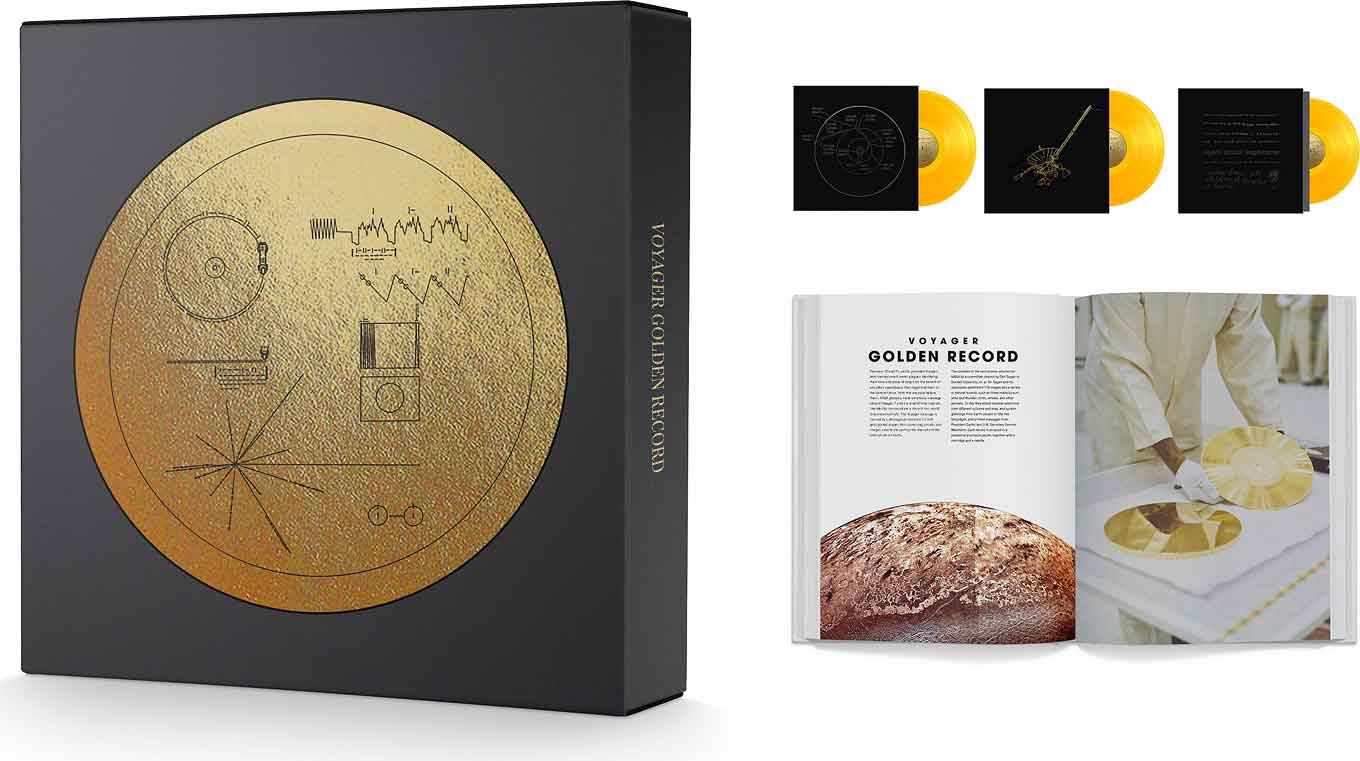 Package design for Voyager Golden Record: 40th Anniversary Edition