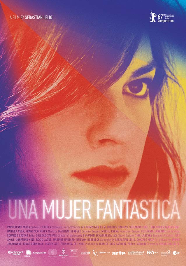 Poster for Una mujer fantástica (A Fantastic Woman)