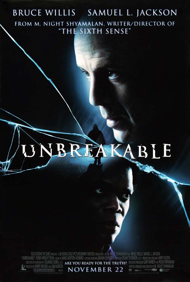 Film poster for Unbreakable
