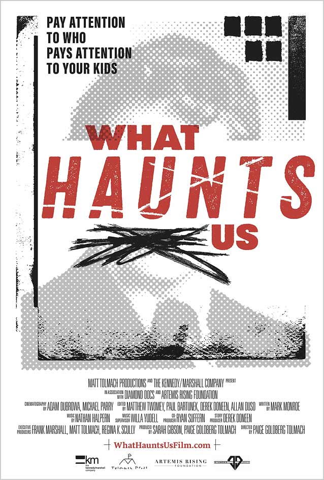 Theatrical one-sheet for What Haunts Us