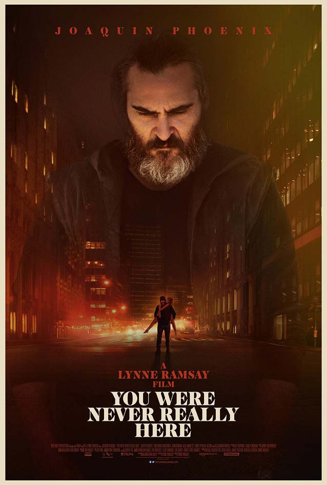 Empire Design’s main theatrical one-sheet for You Were Never Really Here