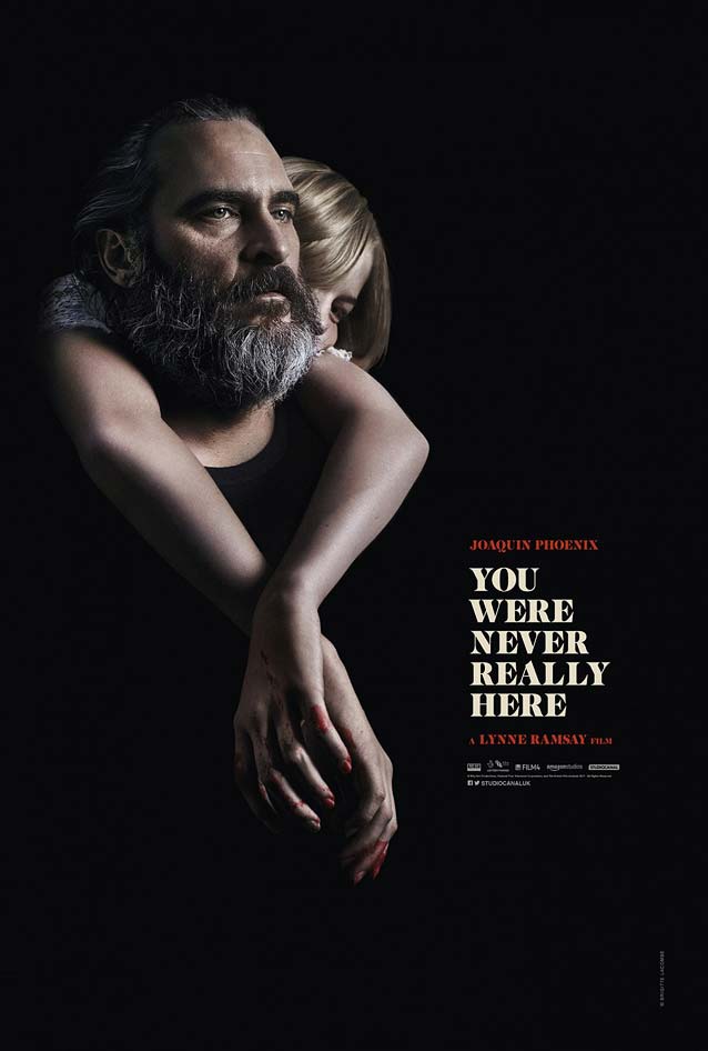 Empire Design’s theatrical one-sheet for You Were Never Really Here